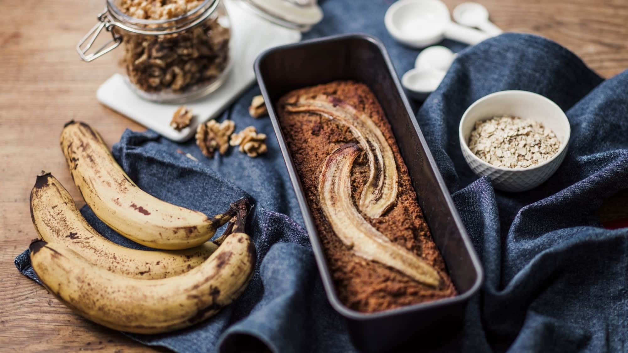 Ern-hrung-und-Gesunde-Rezepte-Kalorienarm-und-lecker-3-Rezepte-f-r-gesundes-Bananenbrot