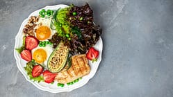 Healthy,Nutritious,Paleo,Keto,Breakfast,Diet,Fried,Eggs,,Avocado,,Grilled