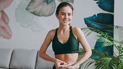 Young,Smiling,Fun,Strong,Sporty,Athletic,Fitness,Trainer,Instructor,Woman