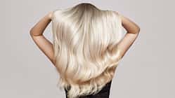 Wavy,Blond,Hair,Back,View