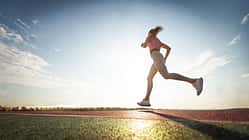Sports,Background.,The,Woman,With,Runner,On,The,Street,Be