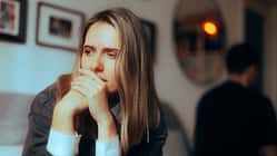 Sad,Woman,Fighting,With,Her,Partner,Thinking,About,Separation.,Unhappy