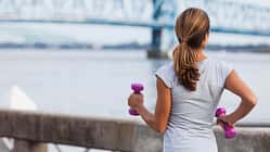 Walking mit und ohne Gewichte 
