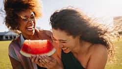 Wassermelone essen gesund