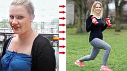 Michelle hat 19 Kilo abgenommen, vorher wog sie 76 und nachher 57 Kilo