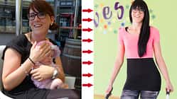 Samira wog vorher 96 Kilo und nachher 70 Kilo