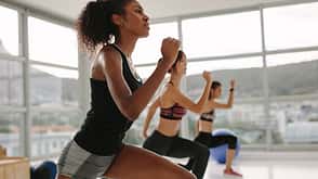 studio,woman,young,exercise,training,girls,multi-ethnic,body,stretching,fit,high,hit,fitness,female,physical,class,group,aerobics,health,sportswear,people,lifestyle,intensity,instructor,workout,healthy,gym,women Young,Woman,In,Sportswear,Doing,Exercise,During,Intensive,Circuit,Training