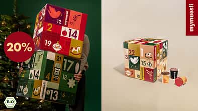 Die mymuesli Adventskalender 2025 – 24 Tage voller Frühstücksfreude!
