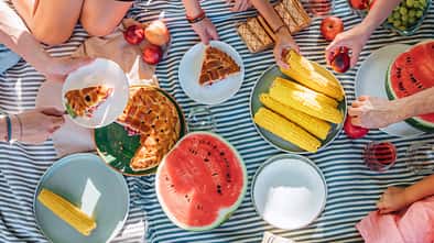 Picknick im Sommer Picknick im Sommer
