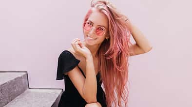 Bunte Haare färben