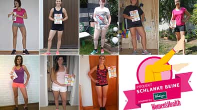 Projekt Schlanke Beine 2015: Der Vorher-Nachher-Vergleich