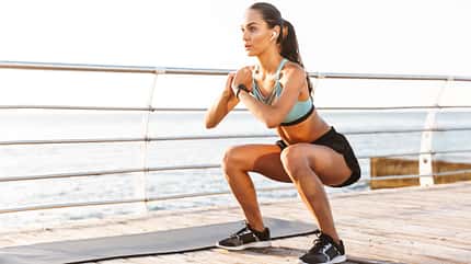 Workout für straffe Beine