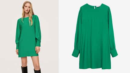 Grünes Kleid von Mango