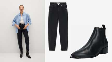 Cropped Jeans und Ankle Boots Cropped Jeans und Ankle Boots