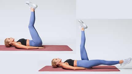 Reverse leg Crunches Reverse leg Crunches