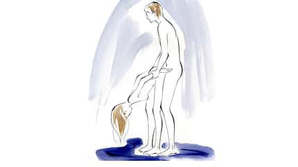 Sexstellung aus dem Kamasutra: Die Kuhstellung Sexstellung aus dem Kamasutra: Die Kuhstellung