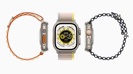 Die Apple Watch Ultra wurde für den Wassersport und Extremsportarten wie Kitesurfing oder Wakeboarding entwickelt Die Apple Watch Ultra wurde für den Wassersport und Extremsportarten wie Kitesurfing oder Wakeboarding entwickelt