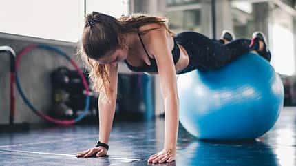Gymnastikball-Workout Gymnastikball-Workout