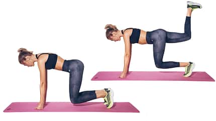Influencer-Workout Mary Braun Donkey Kicks