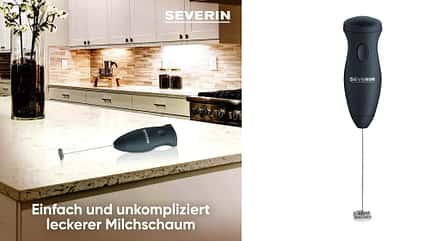 Klein und fein: SEVERIN Milchaufschäumer-Stab Klein und fein: SEVERIN Milchaufschäumer-Stab