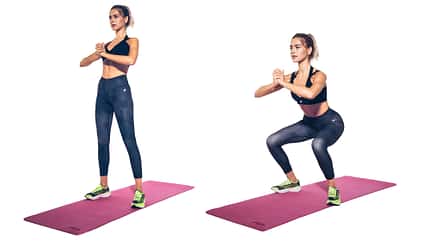 Mary Braun Mary Braun macht Squats