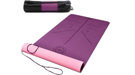 Die perfekte Yogamatte DAWAY rutschfeste TPE Yogamatte