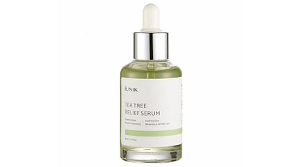 Gesichtsserum Anwendung / iUnik Tea Tree Relief Serum 