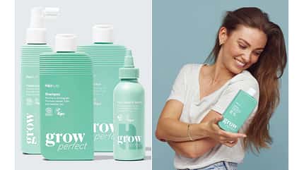 Das Grow Perfect Bundle sorgt für gesundes, volles Haar. Das Grow Perfect Bundle sorgt für gesundes, volles Haar.