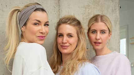 Trainerinnen vom Youpila-Studio: Cornelia Dingendorf, Tina Spiessberger, Laura Schneider