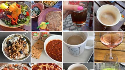 Essen. Ernährung.Food-Tagebuch, Challenge, Neus-Start, Baufett weg Fotos von Scarletts Essen und ihren Getränken