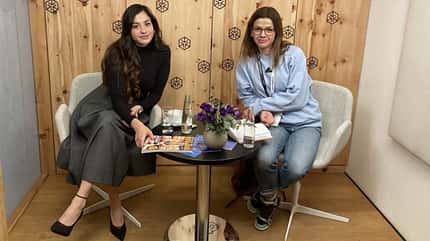 Interview; Schwimmerin, Flüchtling; Olympia, Yusra Mardini Redakteurin Martina Steinbach traf Schwimmerin Yusra Mardini im Rahmen der Ispo Sportmesse in München