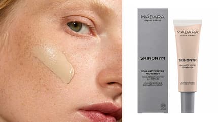 Große Poren / Frühjahr 2024 / Madara SKINONYM Semi-Matte Peptide Foundation