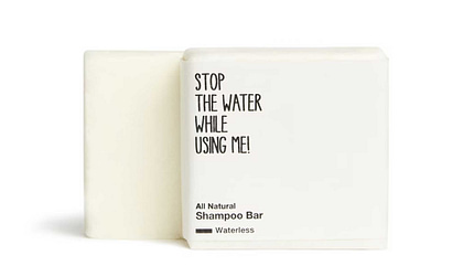 Die besten Bio-Shampoos / Frühjahr 2024 / Stop The Water While Using Me Waterless Shampoo Bar