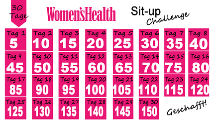 30 Tage Sit Up Challenge