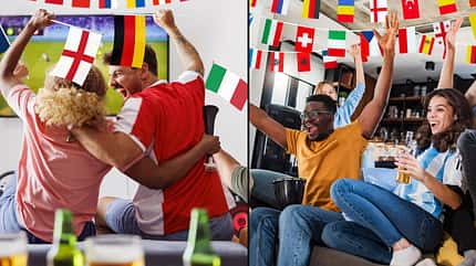 Zeige Flagge für deine Lieblingsmannschaft bei der EM-Party. Zeige Flagge für deine Lieblingsmannschaft bei der EM-Party.