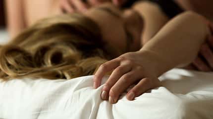 Horizontal,View,Of,Affectionate,Couple,Cultivating,Sex