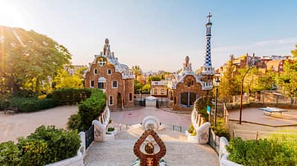 Park Guell in Barcelona Park Guell in Barcelona
