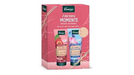 Kneipp Geschenkset Herzensmomente - Geschenkpackung mit 2 Aroma-Pflegeduschen.