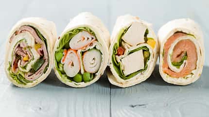 So werden Wraps gesund und lecker So werden Wraps gesund und lecker