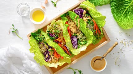 Diese Wraps sind gesund und lecker Diese Wraps sind gesund und lecker