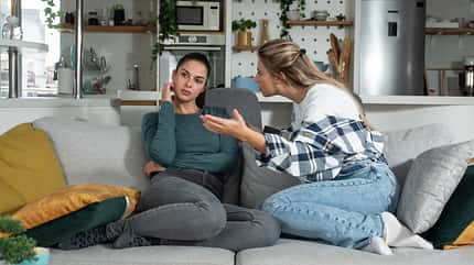couple,smartphone,spying,fighting,problem,communication,app,brow Young,Lesbian,Couple,At,Home,Have,A,Problem,And,Argue