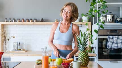 Beautiful mature senior woman at home Beautiful mature senior woman at home