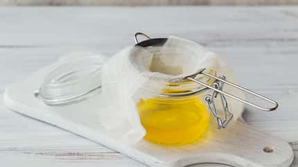 container,clarified,concept,yellow,bowl,hot,india,pure,preparati Preparation,Of,Ghee,Or,Clarified,Butter.,Healthy,Fat,Diet,Concept