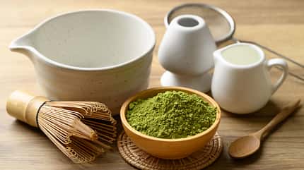 still life,powder,bowl,chinese,tea,japanese,beverage,chasen,well Matcha,Green,Tea,Powder,With,Tea,Bowl,And,Chasen,On
