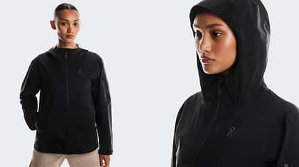 Die On Trek Jacket ist wasserdicht und lässt sich kompakt verstauen.

