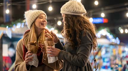 Weihnachtsmarkt-Essen Weihnachtsmarkt-Essen