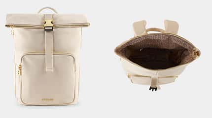 Rucksack "Klosters Neve Eike" in Creme von BOGNER, 225 €.