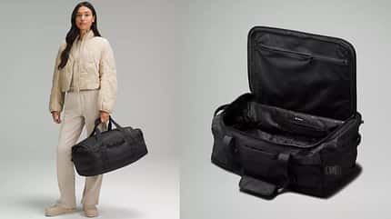 2-in-1 Reise-Duffle-Bag/Rucksack 45 l, 188 €.
