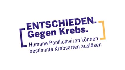 Logo der Initiative Entschieden. Gegen Krebs. Logo der Initiative Entschieden. Gegen Krebs.