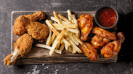 Pommes, Chickenwings und Co. sollten wirklich nur Ausnahme sein